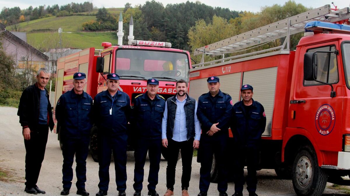 NOVA OPREMA ZA VATROGASNU JEDINICU OPĆINE BUŽIM