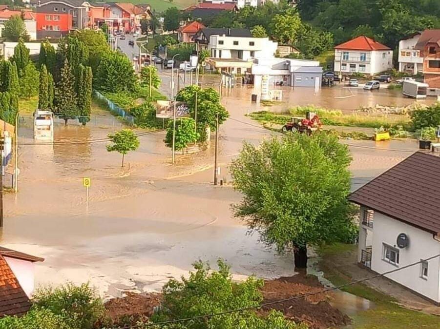 ŠTAB CIVILNE ZAŠTITE OPĆINE  BUŽIM: PROGLAŠENO STANJE PRIRODNE NESREĆE