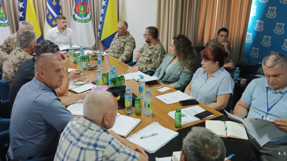 ODRŽANA PLANSKA KONFERENCIJA ZA VJEŽBU „ZEMLJOTRES 2025“