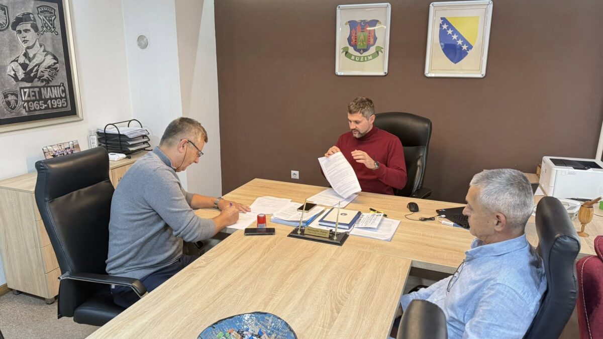 POTPISAN UGOVOR ZA ČIŠĆENJE BUŽIMNICE